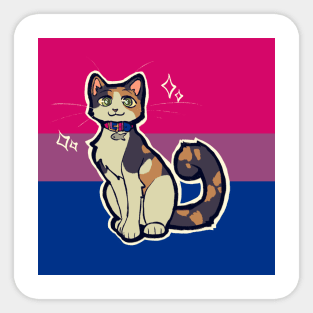 Pride Cat (Bisexual) Sticker